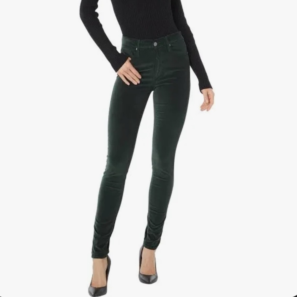 AG The Farrah High Waist Velvet Jeans size 24